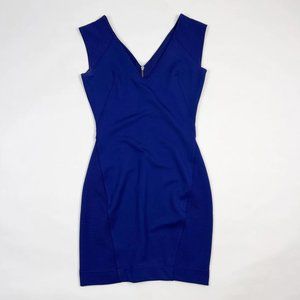 French Connection Rita Rocks Mix Jersey Capped Short Sleeve Bodycon Dress 6